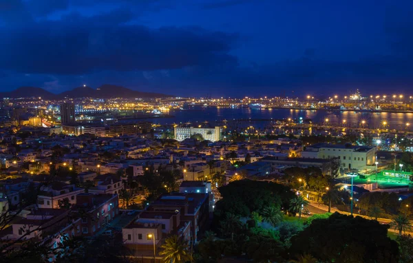 Las Palmas de Gran Canaria, widok z lotu ptaka — Zdjęcie stockowe