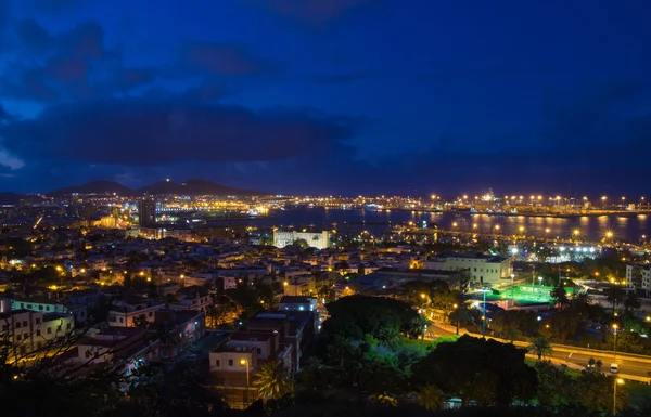 Las Palmas de Gran Canaria, widok z lotu ptaka — Zdjęcie stockowe