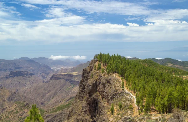 Gran Canaria, ruta Cruz de Tejeda - Artenara — Foto de Stock