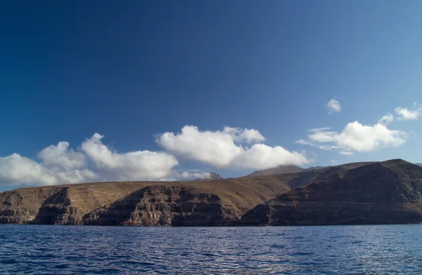 La Gomera, Islas Canarias, costa oeste empinada —  Fotos de Stock