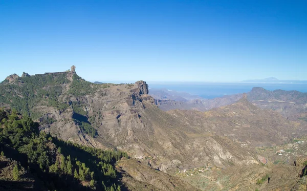 Gran Canaria, Caldera de Tejeda, cahaya pagi — Stok Foto