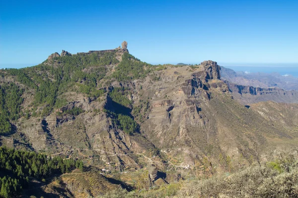 Gran Canaria, Caldera de Tejeda, Roque Nublo — Zdjęcie stockowe
