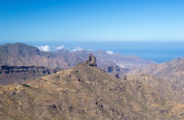 Gran Canaria, Caldera de Tejeda, sabah ışık