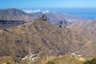 Gran Canaria, Caldera de Tejeda, sabah ışık