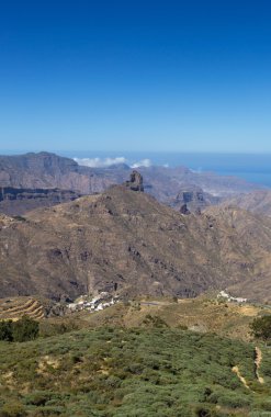 Gran Canaria, Caldera de Tejeda, sabah ışık