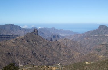 Gran Canaria, Caldera de Tejeda, sabah ışık