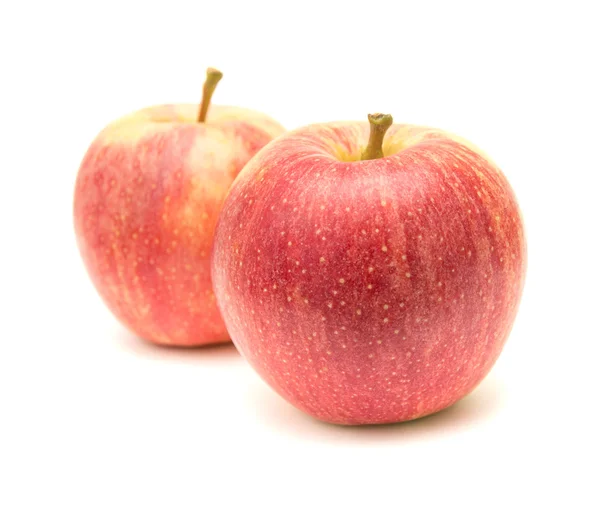 Red and yellow apples isolated — Stock Photo, Image