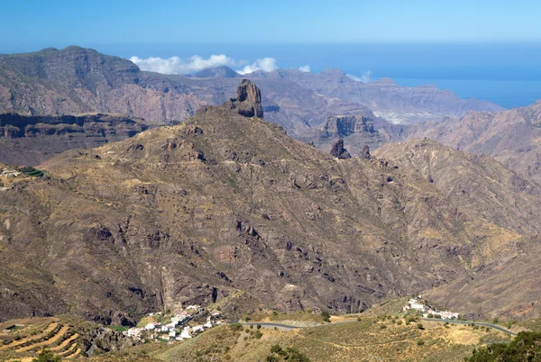 Gran canaria, caldera de tejeda, Morgenlicht — Stockfoto