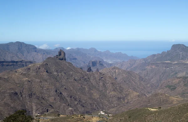 Gran Canaria, Caldera de Tejeda, luz da manhã — Fotografia de Stock