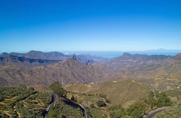 Gran Canaria, Caldera de Tejeda, luz de la mañana — Foto de Stock