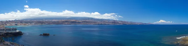 Gran Canaria, panorama from La Isleta, Las Palmas, El Confital b — Stock Photo, Image