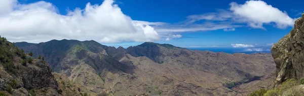 La Gomera, Kanarieöarna, Visa från Degollada de Peraza — Stockfoto