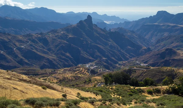 Gran Canaria, Caldera de Tejeda, 's middags licht — Stockfoto