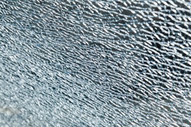 Kırık cam dokusu, çatlamış güvenlik bariyeri