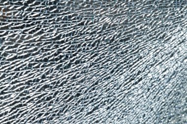 Kırık cam dokusu, çatlamış güvenlik bariyeri