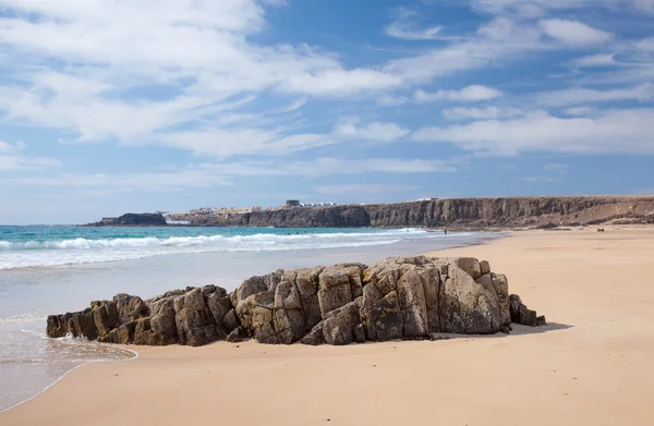 富埃特文图拉、 加那利群岛、 海滩 Playa del Castillo — 图库照片