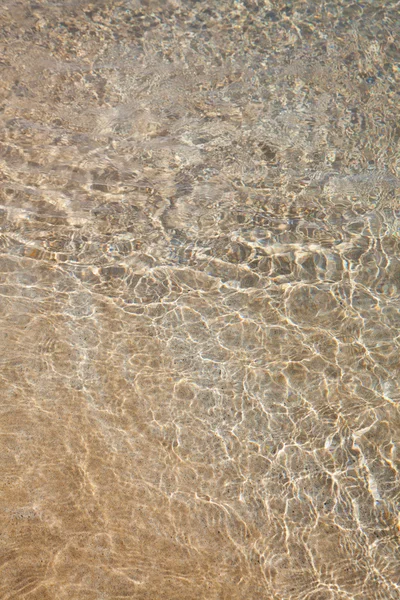 Shallow water over sand — Stock Photo, Image