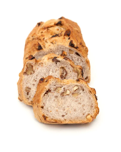 Bread with raisins and walnuts — Stock Photo, Image