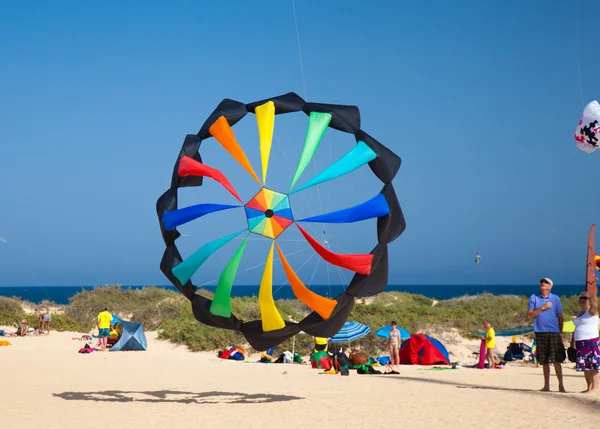 Fuerteventura Uçurtma Festivali — Stok fotoğraf