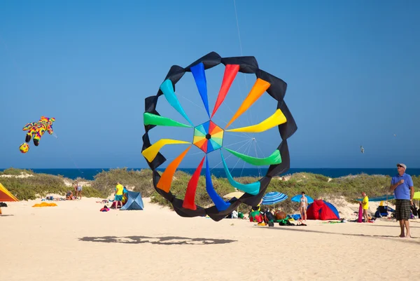 Fuerteventura Kite Fesztivál — Stock Fotó