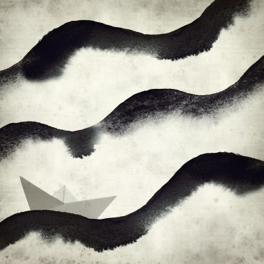 desenli eski kağıt arkaplan  