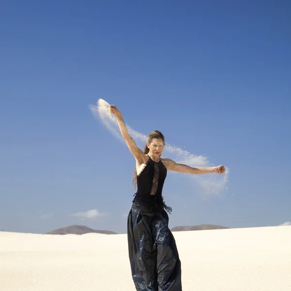 Flamenco en las dunas — Foto de Stock