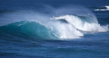 son dakika dalgalar doğal arka plan