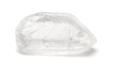transparent crystal of Selenite, clipart