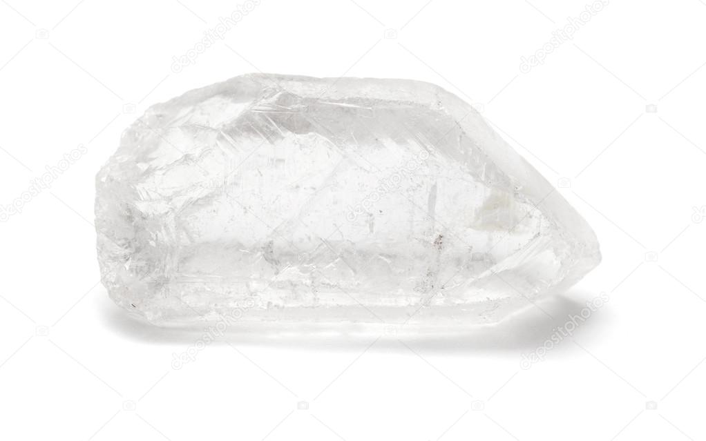 transparent crystal of Selenite,