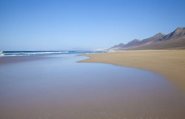 Stranden Cofete Fuerteventura, Kanarieöarna, — Stockfoto