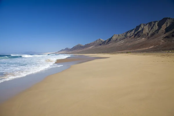 Strand van Fuerteventura, Canarische eilanden, Cofete — Stockfoto