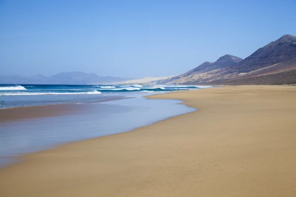 Plaża Cofete Fuerteventura, Wyspy Kanaryjskie, — Zdjęcie stockowe