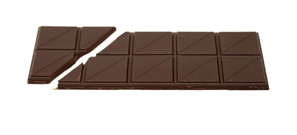 Barra de chocolate negro — Foto de Stock