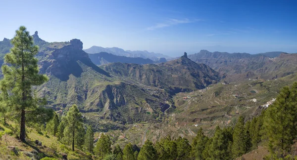 Gran Canaria, vista sobre Caldera de Tejeda — Fotografia de Stock