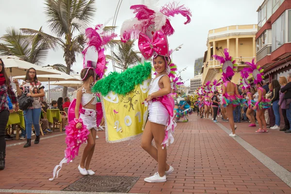Las Palmas karnaval 2016 — Stok fotoğraf