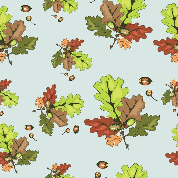 Jarząb, tekstura, liści, jesień karta — Wektor stockowy