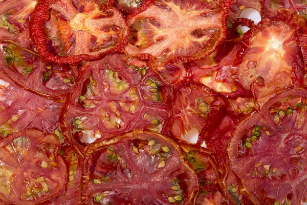 (Torkade) soltorkade tomater närbild — Stockfoto