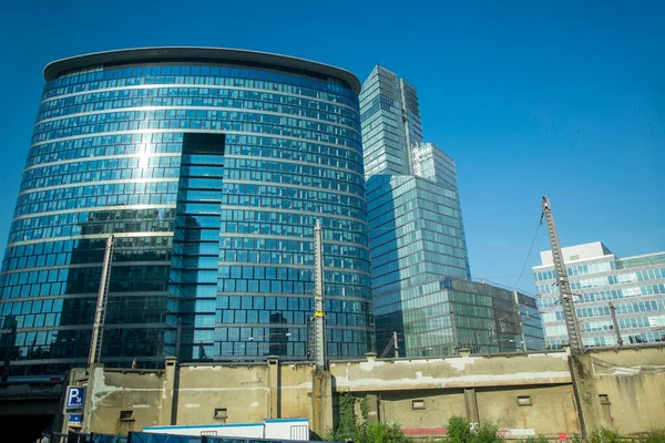 Bruxelas Bélgica Julho 2018 Vista Dos Edifícios Modernos Centro Bruxelas — Fotografia de Stock