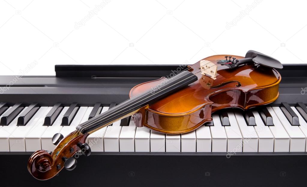 Violin on the keys digital piano