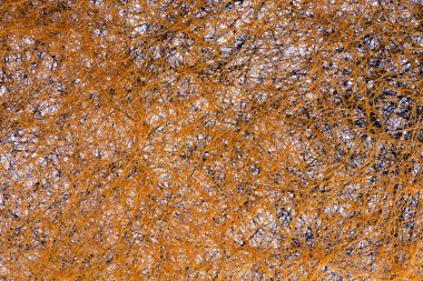 İç içe konu çoğulluğu soyut resim