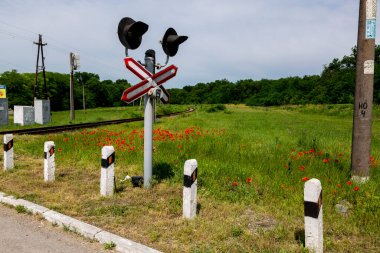 Demiryolu hattının bir parçası.