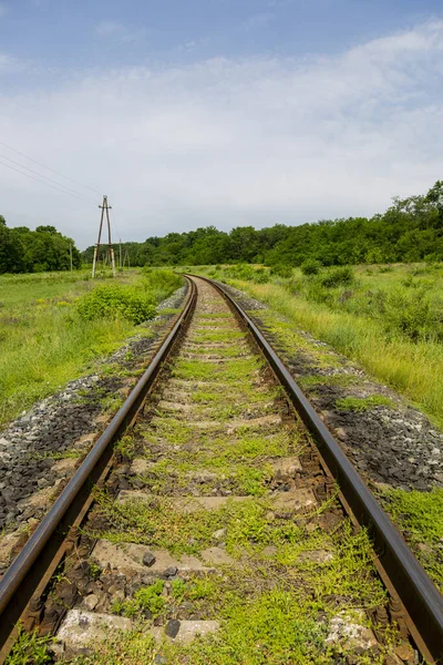 Demiryolu hattının bir parçası.