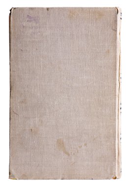 beyaz zemin üzerine eski kitabın kapağı