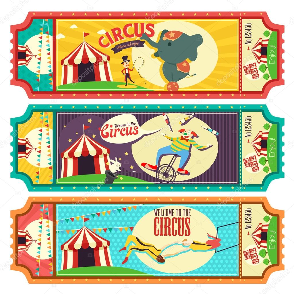 Printable Circus Tickets Printable Circus Tickets