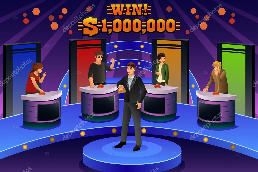 Người tham gia cuộc thi game show vector nghệ thuật hình ảnh - \