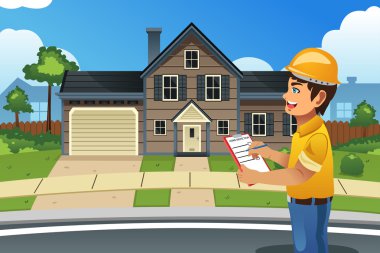 Home Inspector Free Vector Eps Cdr Ai Svg Vector Illustration Graphic Art