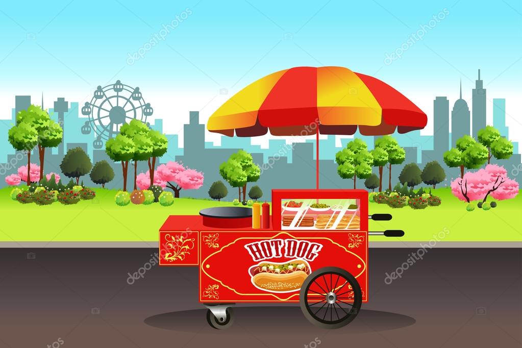 Hot Dog Stand Stock Vector Image by ©artisticco #121545390 Hot Dog Stand Stock Vector Image by ©artisticco #121545390