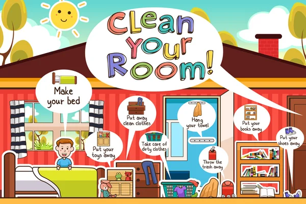 ᐈ Messy Bedroom Cartoon Stock Images Royalty Free Messy