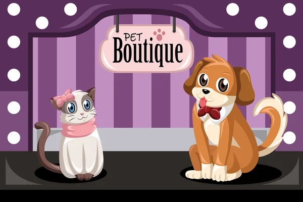 Pieścić boutique — Wektor stockowy