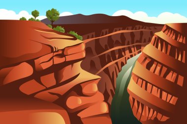 Grand Canyon background clipart